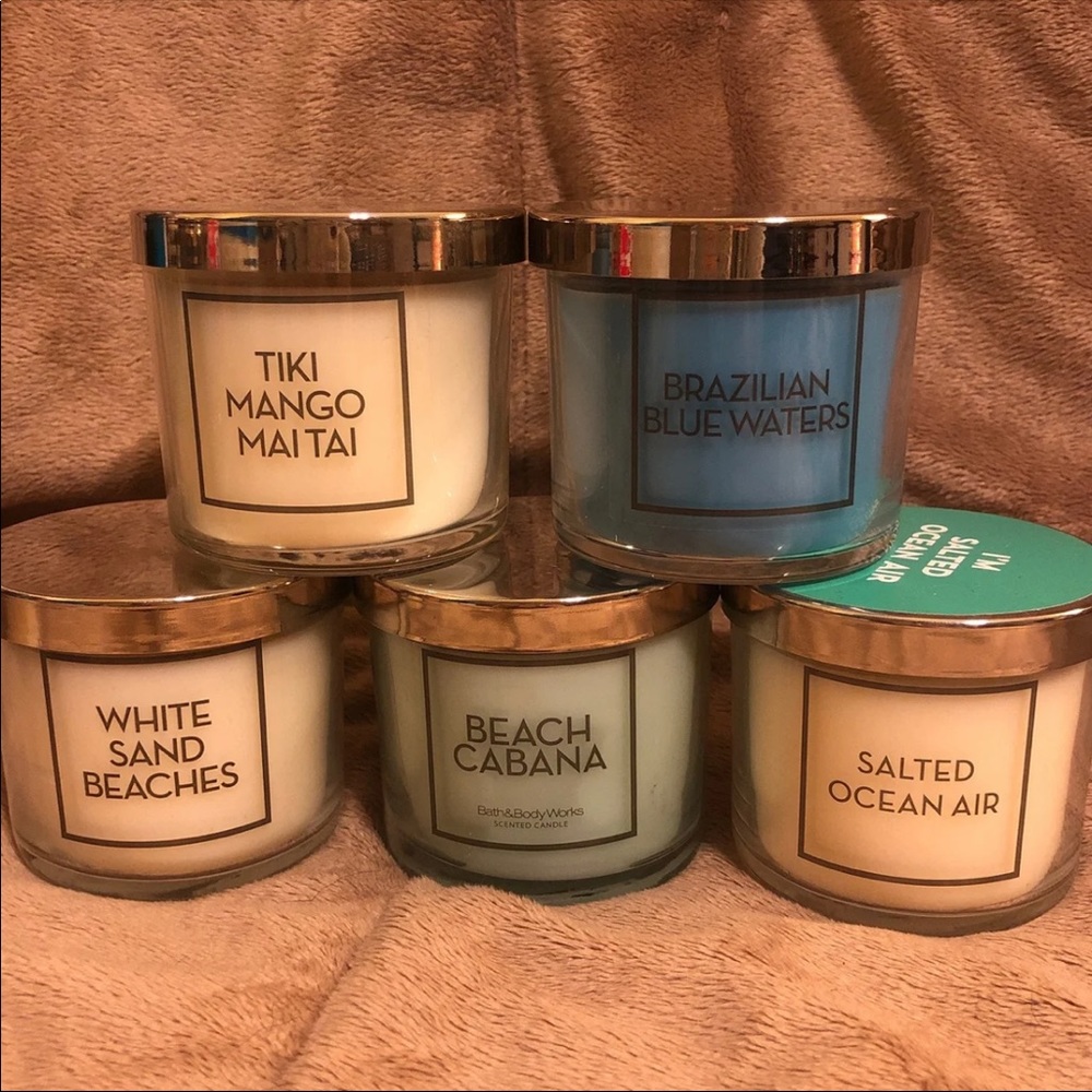 Bath and body works tester candles bundle